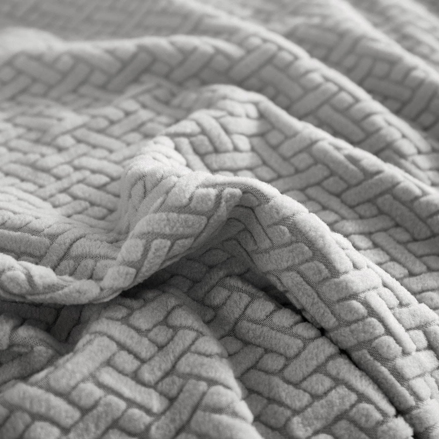 2025 Polar Fleece Sofa Cover : Grey