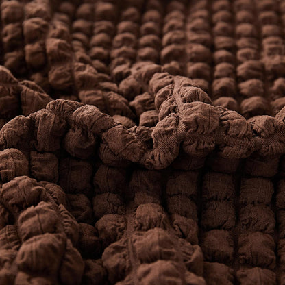 Turkish Bubble Frill Sofa Covers : Coffee
