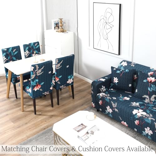 MellowCovers Lotus Blue Strechable Sofa Cover