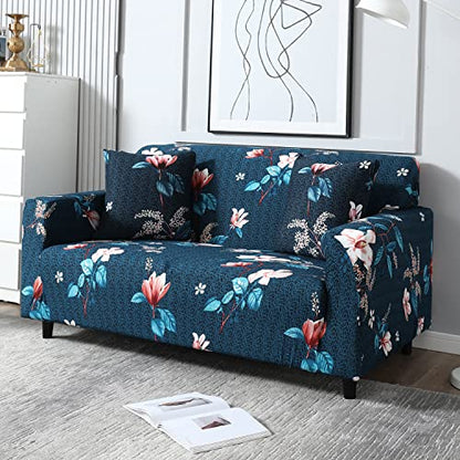 MellowCovers Lotus Blue Strechable Sofa Cover
