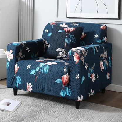 MellowCovers Lotus Blue Strechable Sofa Cover