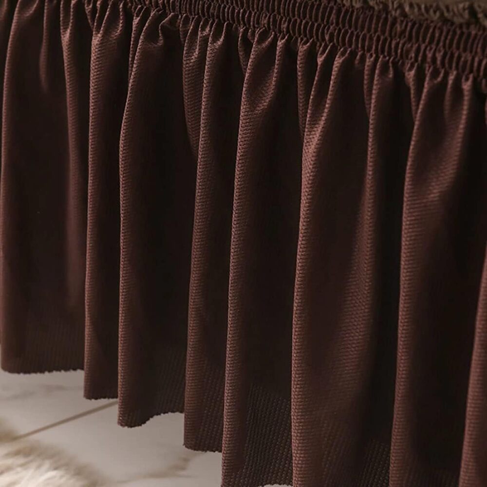 Turkish Bubble Frill Sofa Covers : Coffee