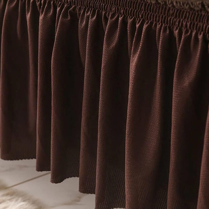 Turkish Bubble Frill Sofa Covers : Coffee