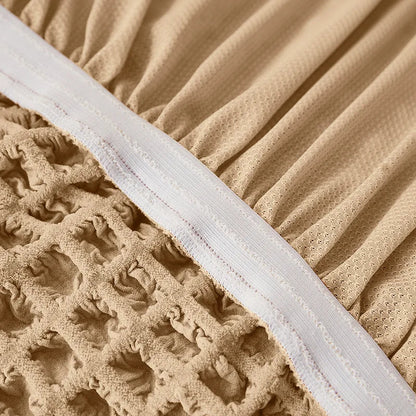 Turkish Bubble Frill Sofa Covers : Beige