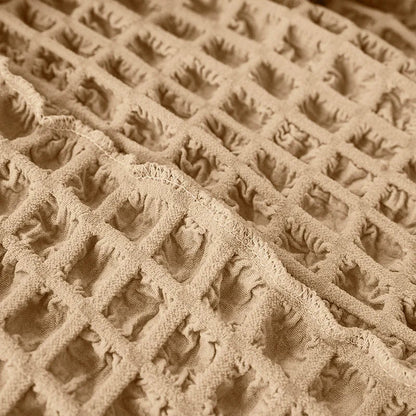 Turkish Bubble Frill Sofa Covers : Beige