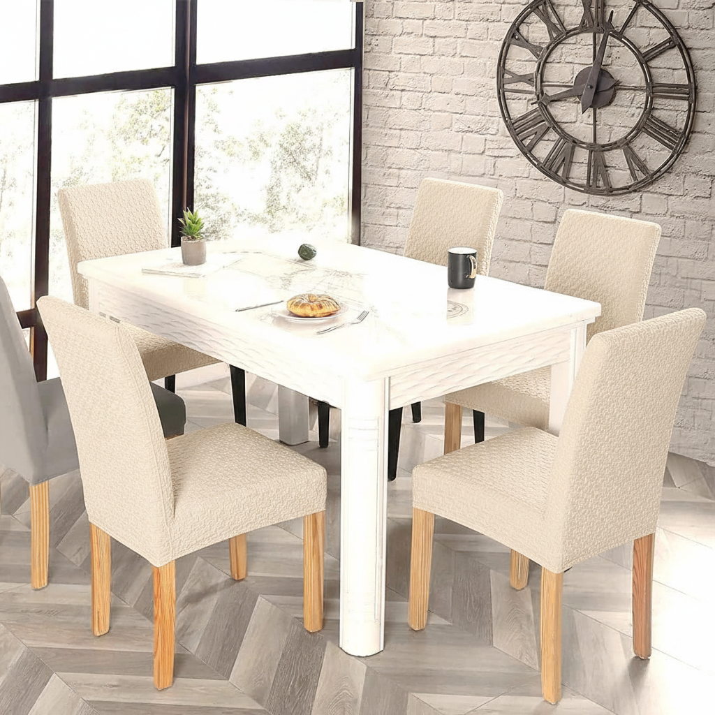 Polar Fleece Cream Chair Cover