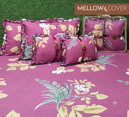 Floral 5-Piece Bedding Set - Pink