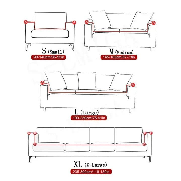 Premium Grey Frill L shape Sofa Cover – Stretchable, Washable & Elegant Sofa Protector