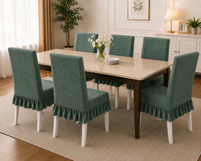 Mellow Covers Elegant Jacquard Dining Chair Cover