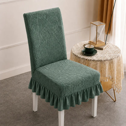 Mellow Covers Elegant Jacquard Dining Chair Cover