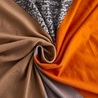 MellowCovers Prism Orange Strechable Sofa Cover